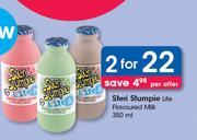 Steri Stumpie Lite Flavoured Milk-2x350ml Per Offer