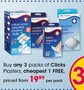Clicks Plaster-Per Pack