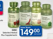 GNC Selected Herbal Plus Supplements-Per Pack