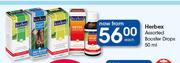Herbex Assorted Booster Drops-50ml Each
