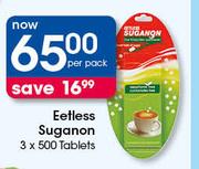 Eetless Suganon 3 x 500 Tablets-Per Pack