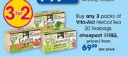 Vita-Aid Herbal Tea 20 Teabags-Per Pack