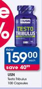 USN Testo Tribulus 100 Capsules-Each