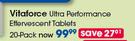 Vitaforce Ultra Performance Effervescent Tablets 20 Pack-Per Pack