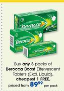Berocca Boost Effervescent Tablets-Per Pack