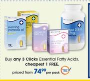 Clicks Essential Fatty Acids-Per Pack