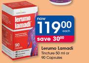 Lerumo Lamadi Tincture 50ml Or Capsules 90's-Each