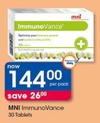 MNI Immunovance Tablets-30's Per Pack