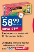 Airmune Immune Booster Effervescent Tablets-10's Per Pack