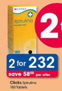 Clicks Spirulina Tablets-2X180's