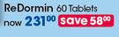 ReDormin Tablets-60's Per pack