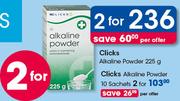 Clicks Alkaline Powder 10 Sachets-For 2