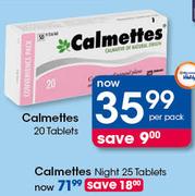 Calmettes Tablets-20's Per Pack