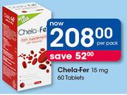 Chela-Fer 15mg Tablets-60's