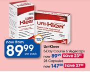 Uri-Kleer 5 day Course Capsules 28's-Per Pack