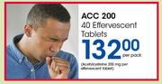 ACC 200 Effervescent Tablets 40's-Per Pack
