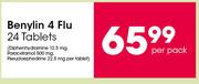 Benylin 4 Flu Tablets-24's Per Pack