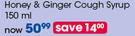 Vicks Honey & Ginger Cough Syrup-150ml Each