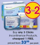 Clicks Incontinence Products-Per Pack
