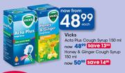 Vicks Acta Plus Cough Syrup-150ml Each