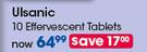 Ulsanic 10 Effervescent Tablets-Each