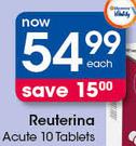 Reuterina Acute 10 Tablets-Each