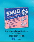 Snug Denture Cushions-Each