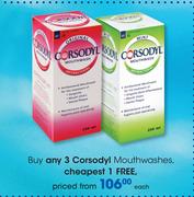 Corsodyl Mouthwashes-Each