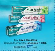 Himalaya Herbals Toothpastes-Each
