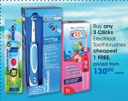 Clicks Electrical Toothbrushes-Each