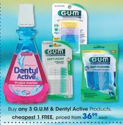 G.U.M & Dentyl Active Products-Each