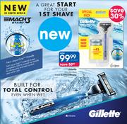 Gillette Mach 3 Start Razor & 3 Pack Blades-Per Pack