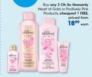 Oh So Heavenly Heart Of Gold Or Positively Pink Products-Each