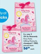 Oh So Heavenly Pony Party Gifting Products-Each