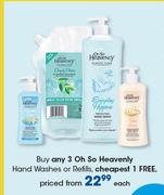 Oh So Heavenly Hand Washes Or Refills-Each