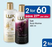 Lux Body Washes-2X400ml