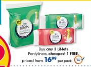  Lil-Lets Pantyliners-Per Pack