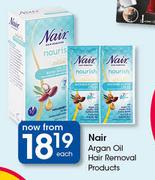 Nair Argan Oil Hair Removal Products-Each