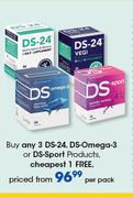 DS-24, DS-Omega-3 Or Ds-Sport Products-Per Pack
