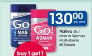 Navita Go! Man Or Woman Multivitamin-60 Tablets Per Offer