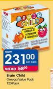 Brain Child Omega Value Pack-120 Per Pack