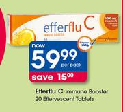 Efferflu C Immune Booster Effervescent-20 Tablets Per Pack