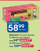 Airmune Immune Booster Effervescent-20 Tablets Per Pack