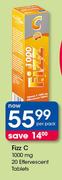 Fizz C 1000mg Effervescent-20 Tablets Per Pack