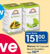Manna Blood Circulation-90 Capsules Per Pack