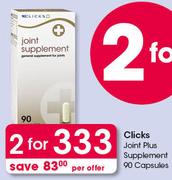 Clicks Joint Plus Supplement-2x90 Capsules Per Offer