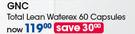 GNC Total Lean Waterex Capsules-60's Each