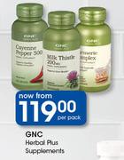 GNC Herbal Plus Supplements-Per Pack