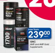 GNC AMP And AMP Gold Supplements-Each
