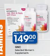 GNC Selected Women's Supplements-Each